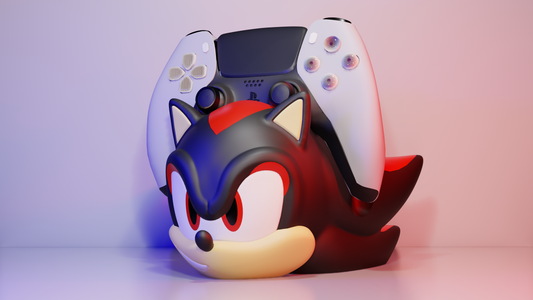 Soporte universal para mandos de Shadow de la marca Kokoroto, diseño compacto y funcional para guardar controles de videojuegos.