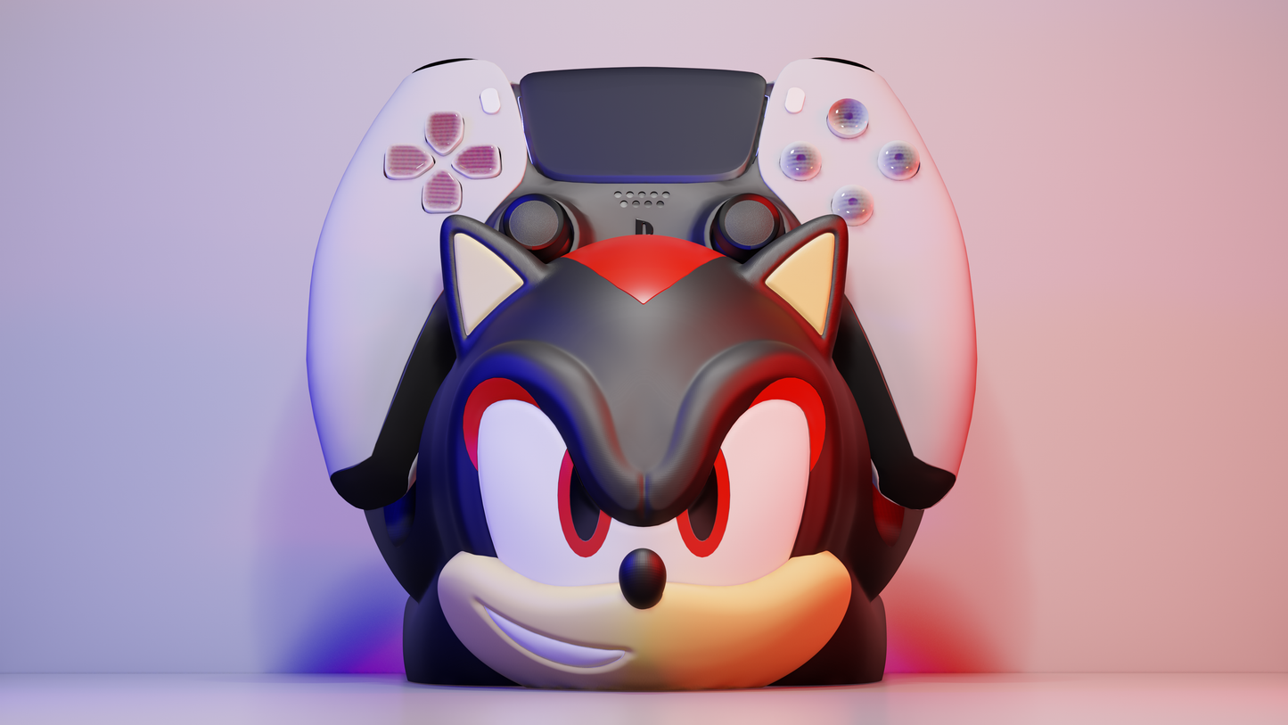 Soporte universal para mandos Kokoroto, compatible con controles de videojuegos, en diseño funcional y resistente, shown en render.