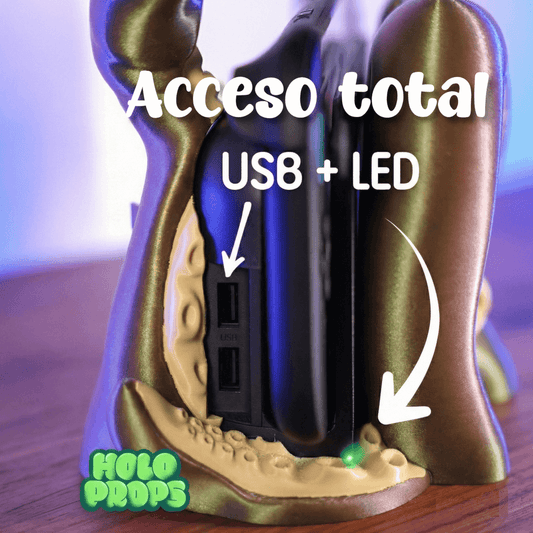 Soporte de tentáculos para Switch 2 y mando - Kokoroto