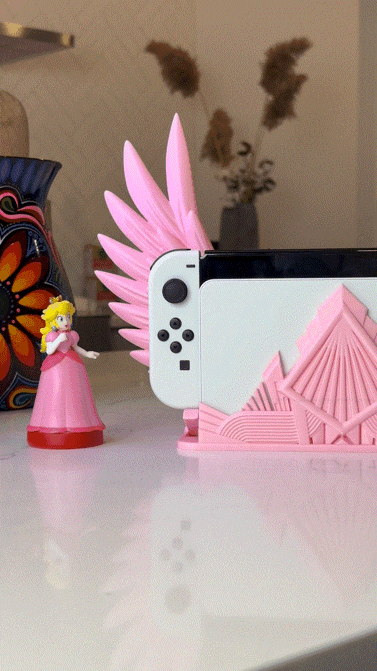 Soporte alado Art Decó para Nintendo Switch - Kokoroto