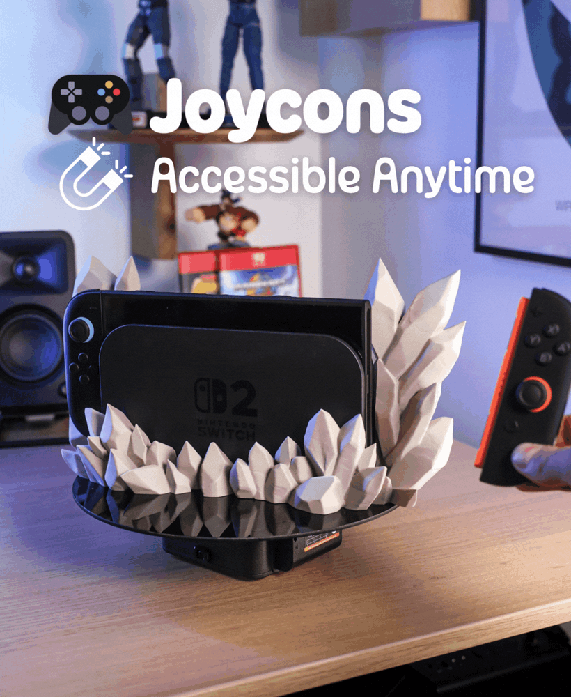Soporte Crystal Dock para Nintendo Switch 2 - Kokoroto