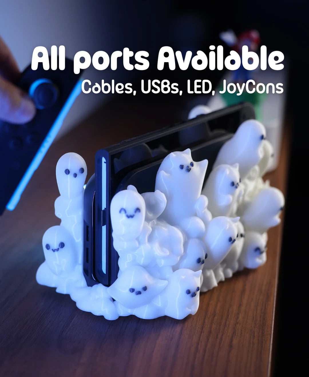 Soporte Ghost Dock para Nintendo Switch 2 - Kokoroto