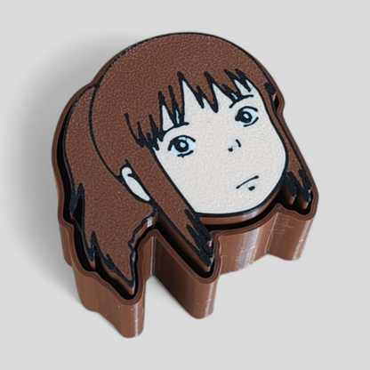 Clickers de personajes del Estudio Ghibli de la marca Kokoroto, con ilustraciones de personajes icónicos en diseño colorido.