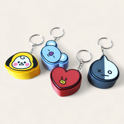 Clickers BT21 de Kokoroto, clickers de entrenamiento con diseño de personajes BT21, en color brillante y compacto.