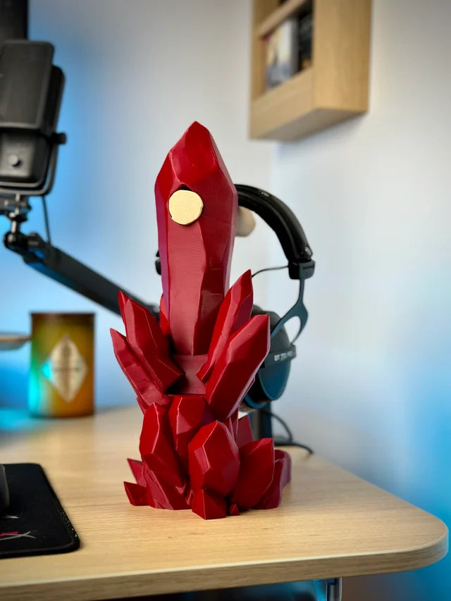 Kokoroto headphone stand with tray, featuring a sleek design and sturdy base, ideal for organizing headphones and accessories.