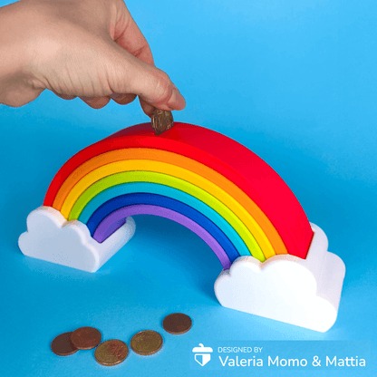 Hucha arcoiris - Kokoroto
