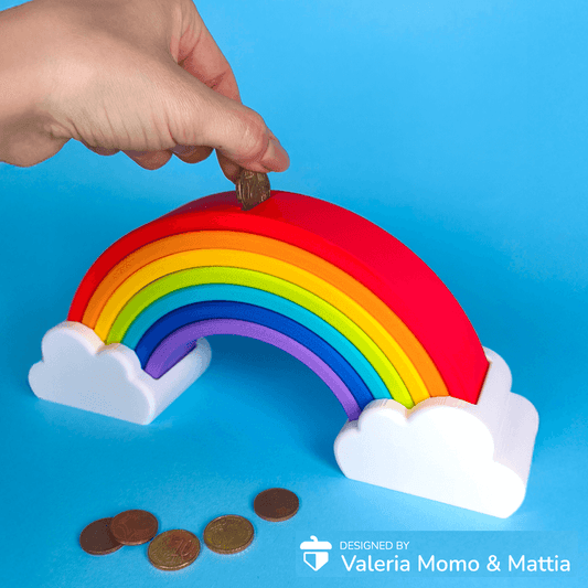 Hucha arcoiris - Kokoroto