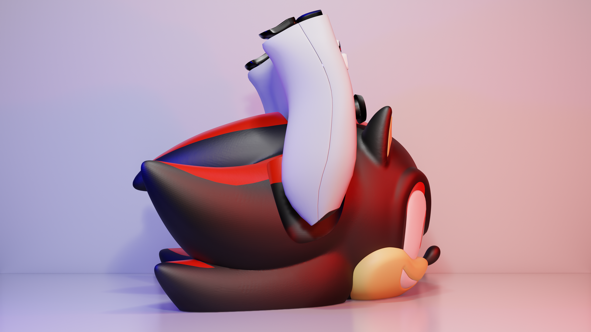 Soporte universal para mandos de videojuegos Kokoroto, diseño compacto y ajustable para consolas Shadow.
