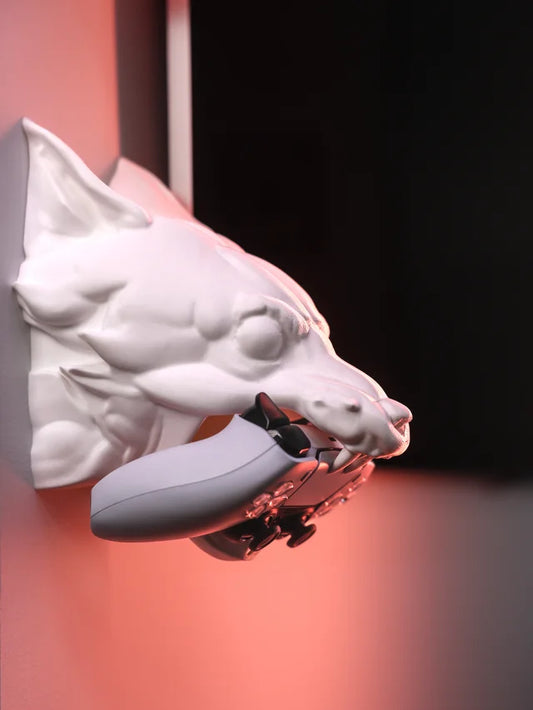 Soporte Cabeza de Lobo para mandos de PS5, XBOX y Switch - Kokoroto