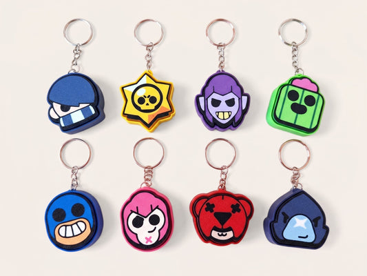 Clicker llavero antiestrés inspirado en Brawl Stars - Kokoroto