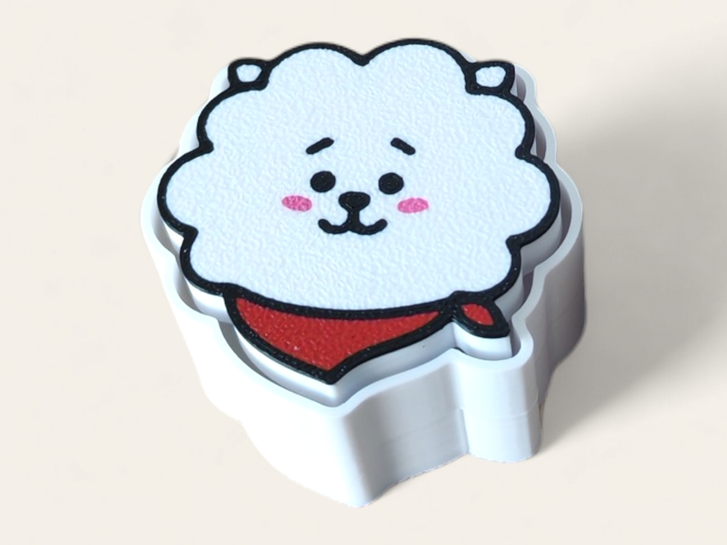 Clicker Kokoroto BT21 RJ, accesorio para entrenamiento con diseño del personaje de BTS en color vibrante.