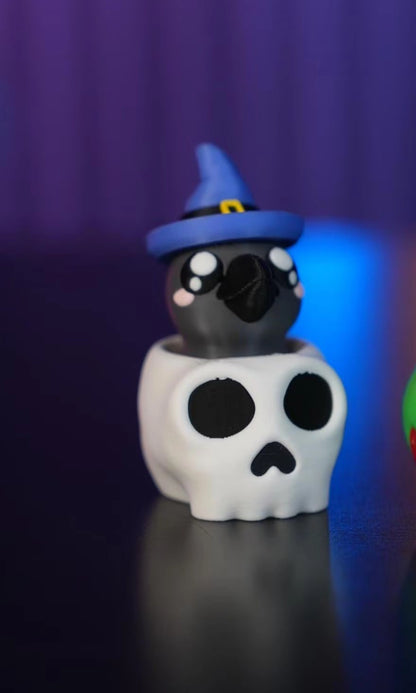 Halloween Schlüsselanhänger-Clicker mit Ausstellungsständer