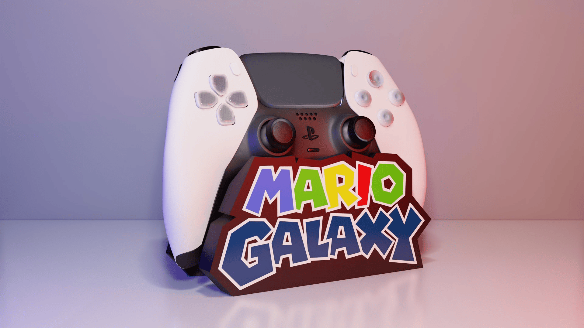Soporte universal Kokoroto para mandos de Mario Galaxy, base de almacenamiento para controles de videojuegos.