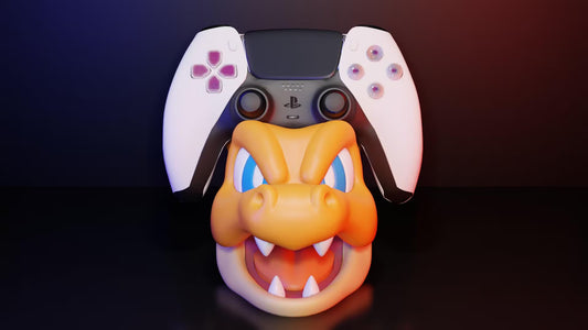 Soporte universal para mandos Kokoroto con diseño de Mega Charizard de Pokémon, ideal para mantener controladores ordenados.