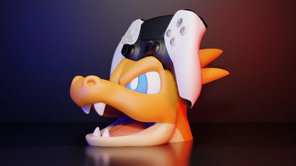 Soporte universal para mandos de Pokémon Mega Charizard de la marca Kokoroto, con diseño de figura de Charizard.