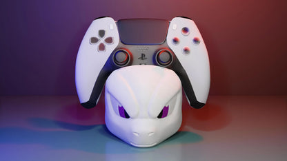 Soporte universal para mandos Kokoroto con diseño de Mewtwo de Pokémon, ideal para mantener controllers organizados y seguros.