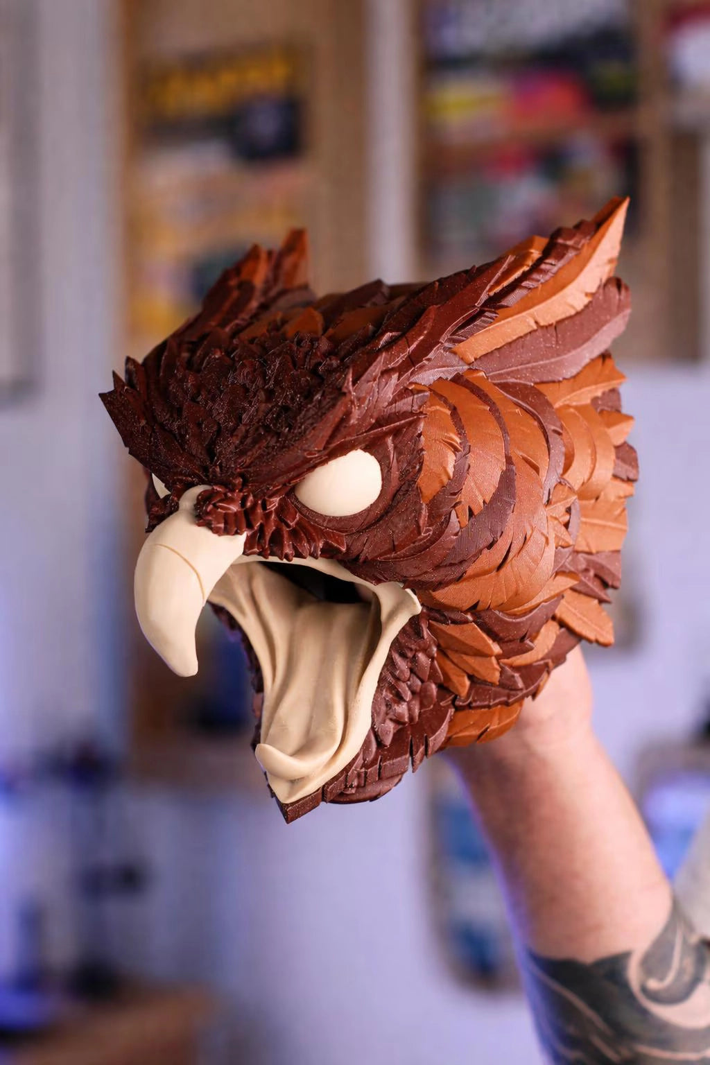 Soporte Cabeza de Búho para mandos de PS5, XBOX y Switch - Kokoroto