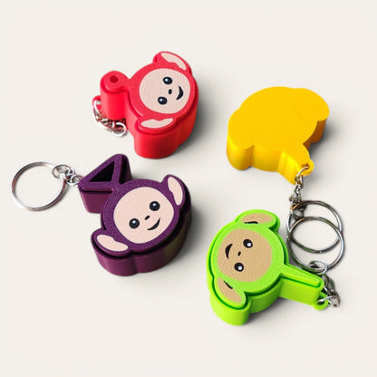 Clickers de los Teletubbies de la marca Kokoroto, accesorios de juguete con diseño colorido y divertido para niños.