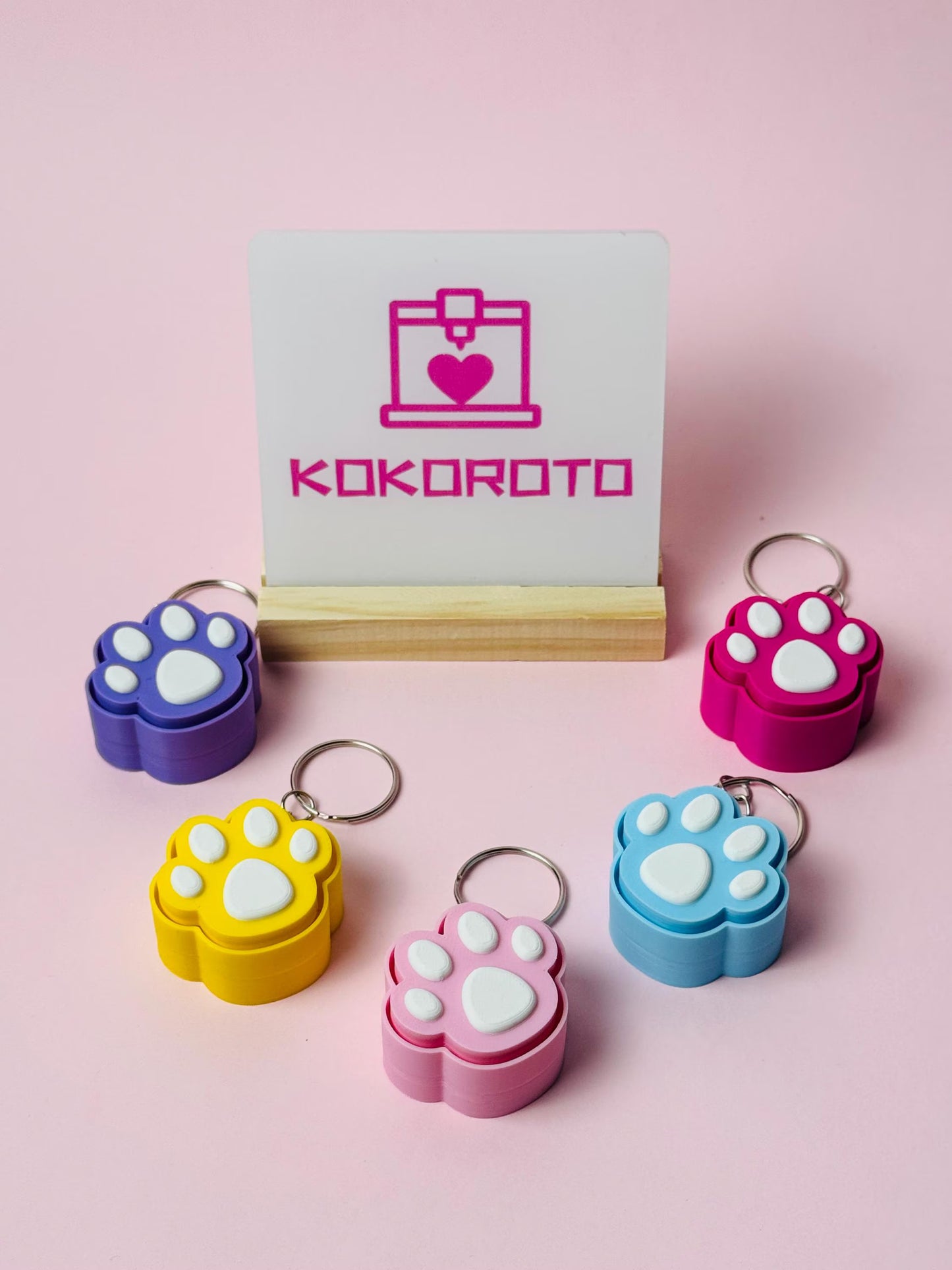 Clickers de patitas de mascota