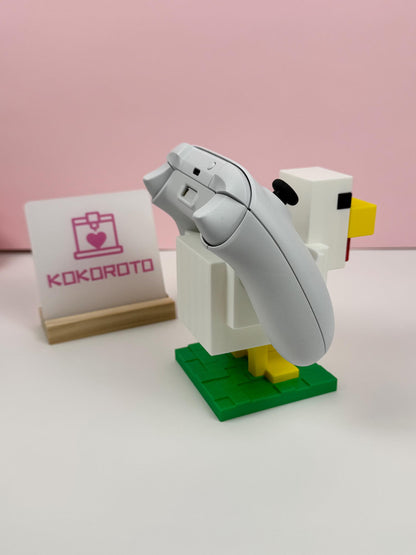 Soporte para mandos inspirado en Minecraft