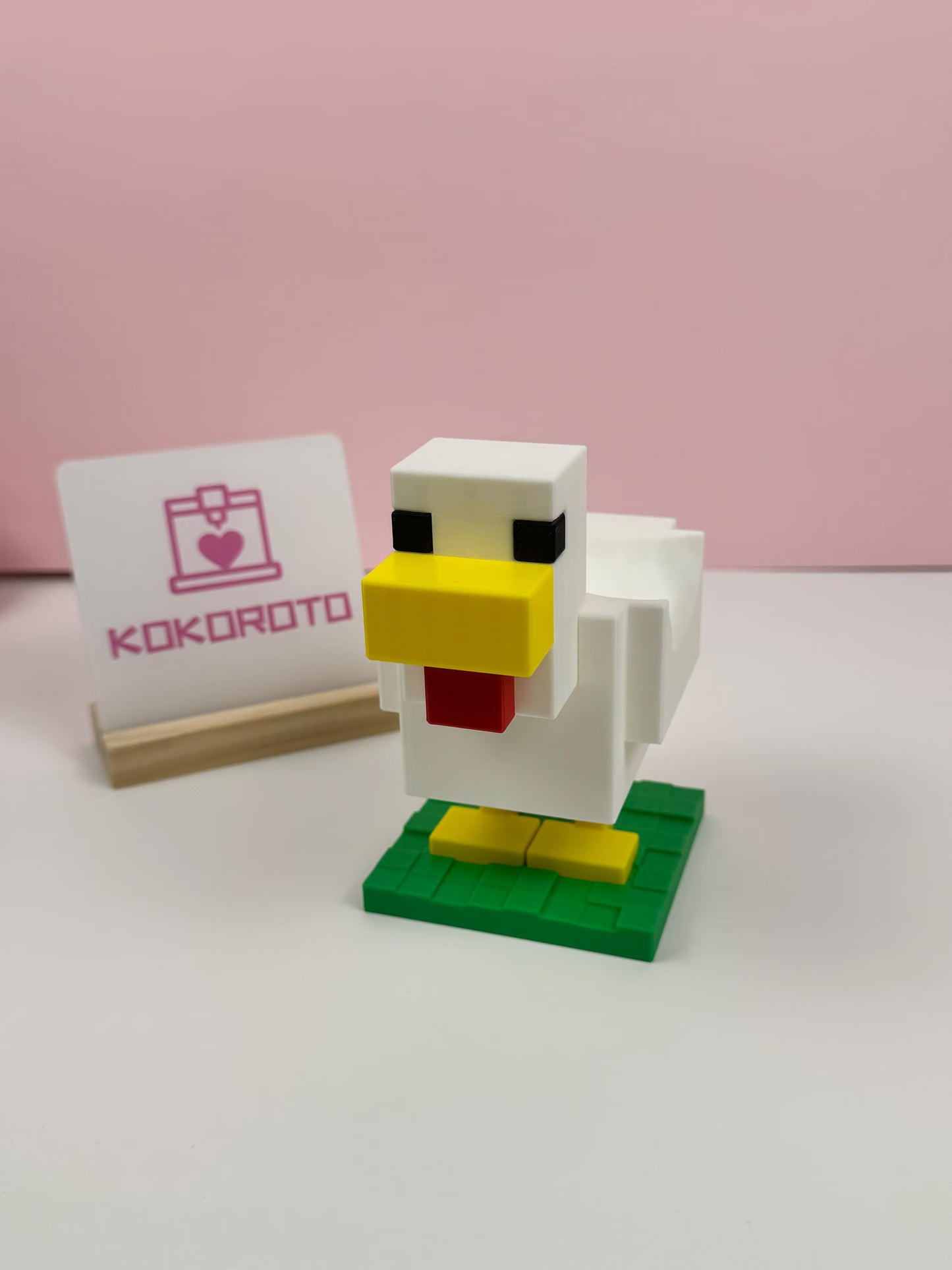 Soporte para mandos inspirado en Minecraft