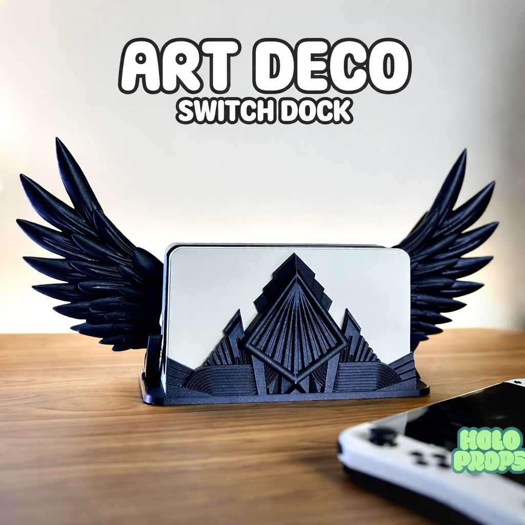 Soporte alado Art Decó para Nintendo Switch - Kokoroto