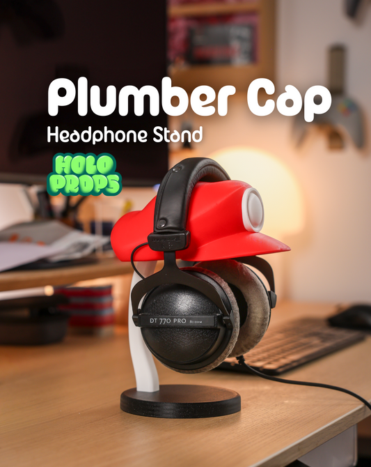 Soporte para auriculares personalizable de Kokoroto, con diseño de cabeza de plomero, para organizar y decorar tu espacio.