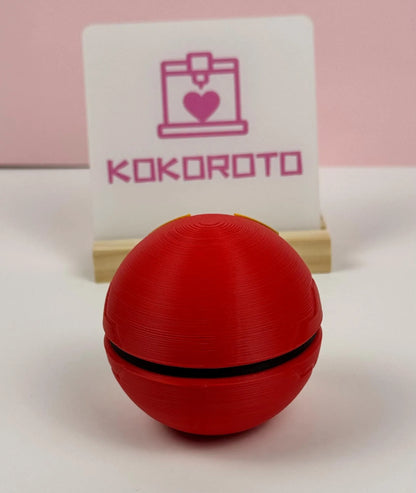 Ironball Pokéball inspiriert von Iron Man, 3D-gedruckt, Seitenansicht - Kokoroto