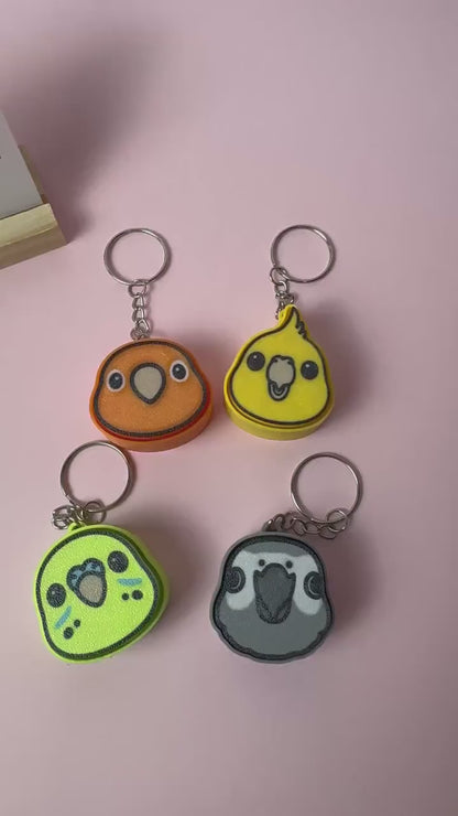 Clickers de adorables pájaros exóticos