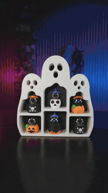 Halloween Schlüsselanhänger-Clicker mit Ausstellungsständer