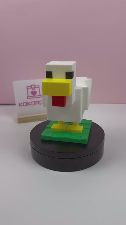 Soporte para mandos inspirado en Minecraft