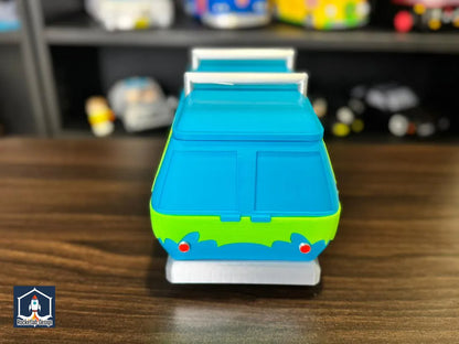 Recipiente para caramelos con forma de la Mystery Machine de Scooby-Doo, vista trasera - Kokoroto