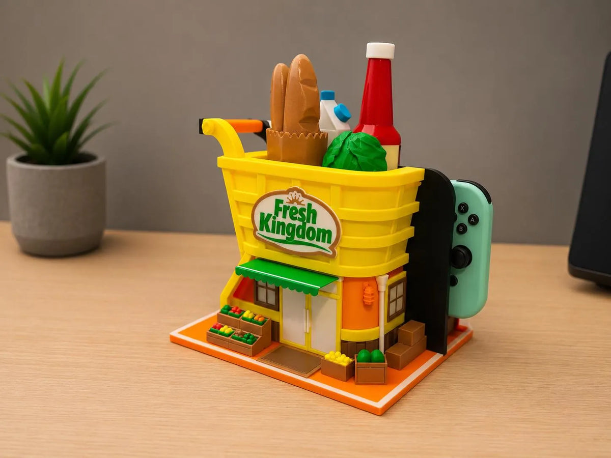 Soporte para Nintendo Switch 1 y 2 Tomodachi Life Fresh Kingdom - Kokoroto