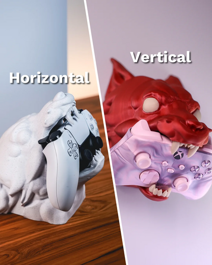 Soporte Cabeza de Lobo para mandos de PS5, XBOX y Switch - Kokoroto