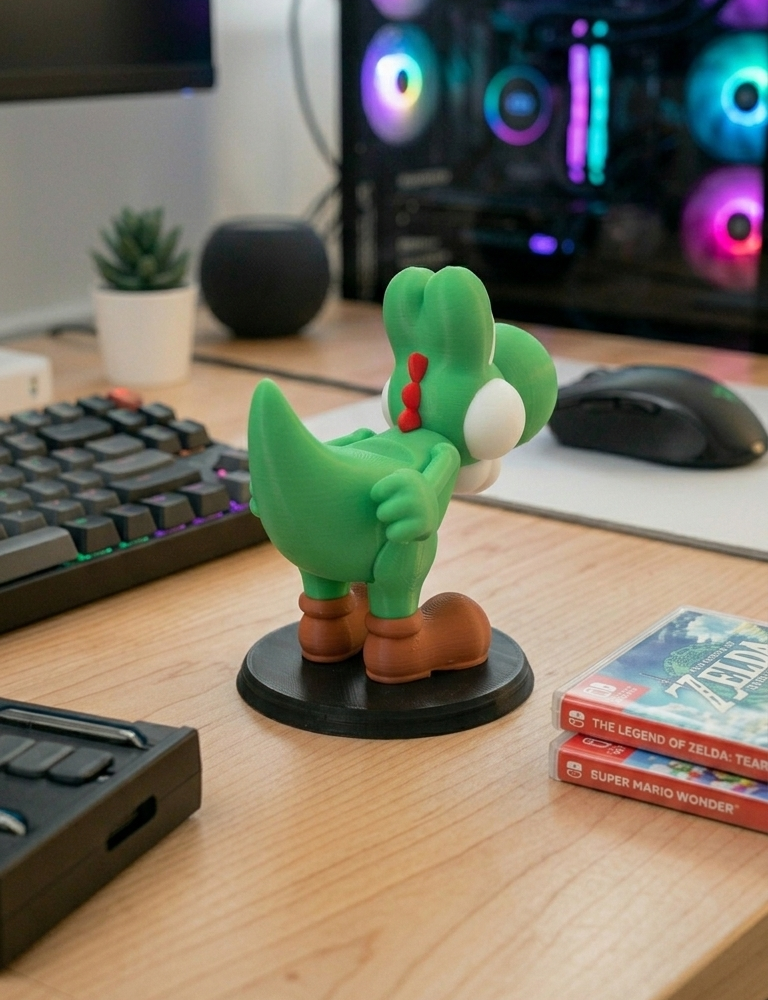 Soporte universal para mandos Kokoroto Yoshi, soporte para control de videojuegos con diseño compacto y estable.